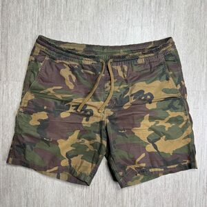 Vans Off The Wall Camo Range Shorts Men's XL 38x7 Drawstring Skater Skate Wear